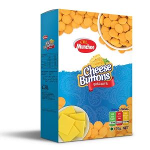 Munchee Biscuit Cheese Button – 170g